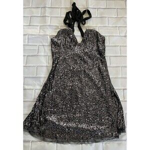 Free People Intimately Women's Gold Rush Mini Dress Night Combo Sequined XS